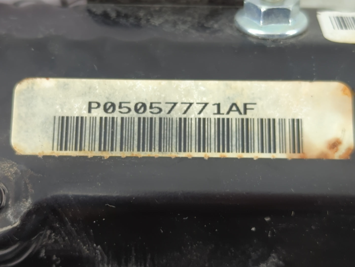 2013 Dodge Caravan Air Bag Driver Left Knee OEM P/N:P05057771AF Fits Fits 2014 2015 2016 2017 2018 OEM Used Auto Parts - Oem