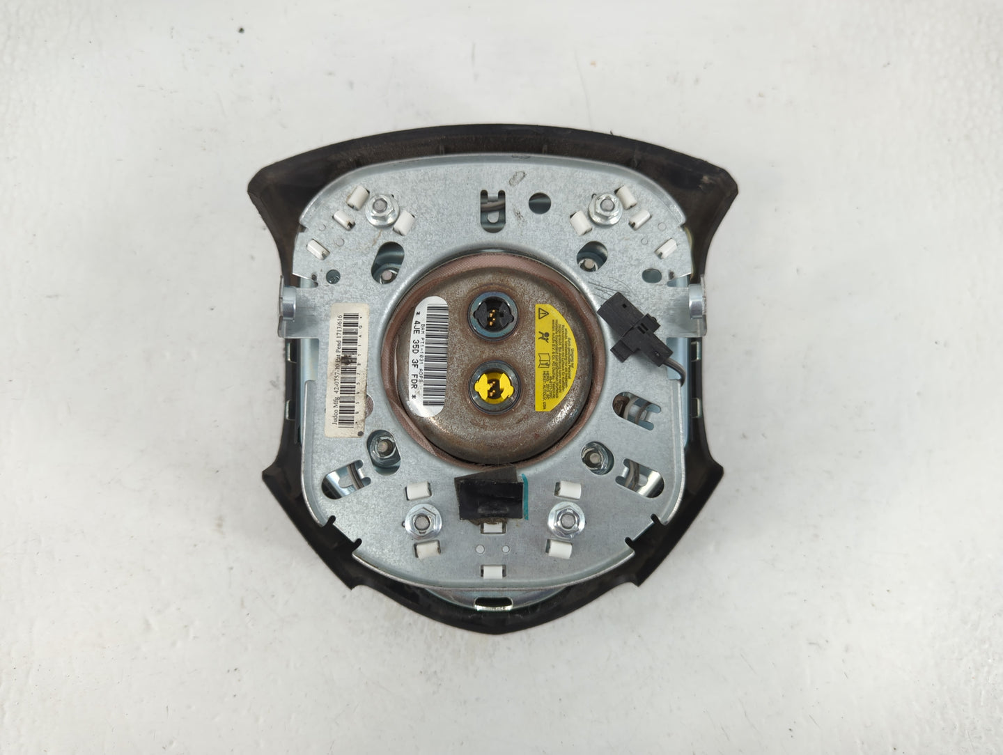 2013 Dodge Caravan Air Bag Driver Left Steering Wheel Mounted P/N:4JE 35D 3F FDR Fits Fits 2012 OEM Used Auto Parts - Oemuse