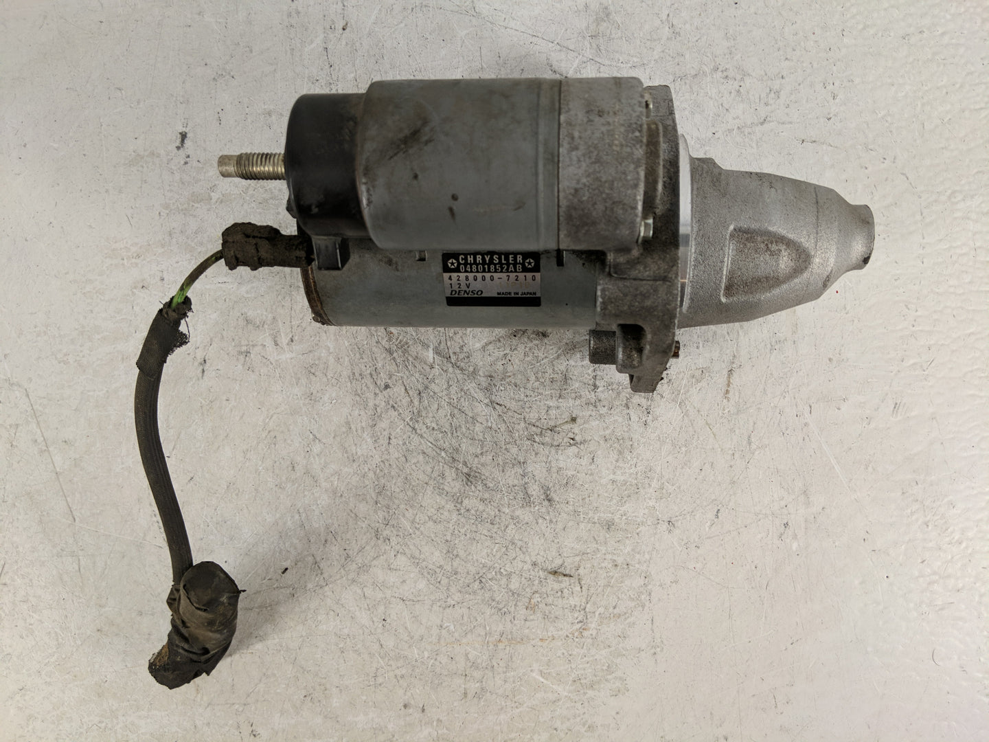 2011-2016 Dodge Challenger Car Starter Motor Solenoid OEM P/N:428000-7210 04801852AB Fits Fits 2011 2012 2013 2014 2015 2016