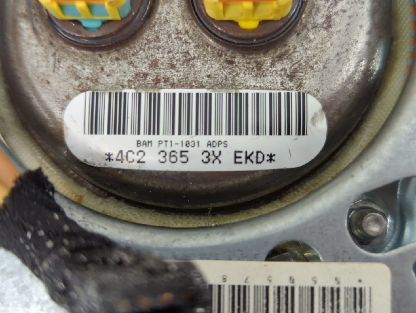 2012-2014 Dodge Challenger Air Bag Driver Left Steering Wheel Mounted P/N:4C2 365 3X EKD Fits Fits 2012 2013 2014 OEM Used A