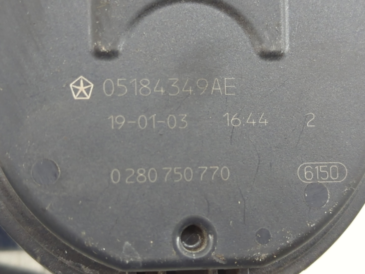2011-2022 Dodge Challenger Throttle Body P/N:0 280 750 770 0 280 750 570 Fits OEM Used Auto Parts - Oemusedautoparts1.com
