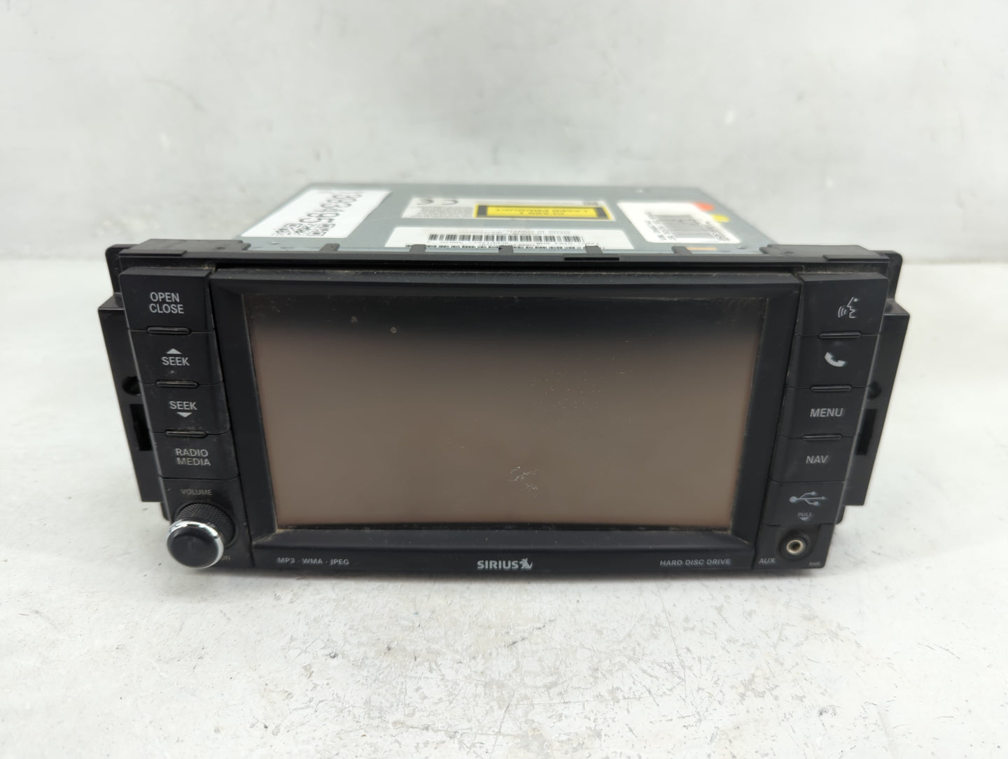 2013-2014 Dodge Challenger Radio AM FM Cd Player Receiver Replacement P/N:05091656AC Fits Fits 2011 2013 2014 OEM Used Auto 