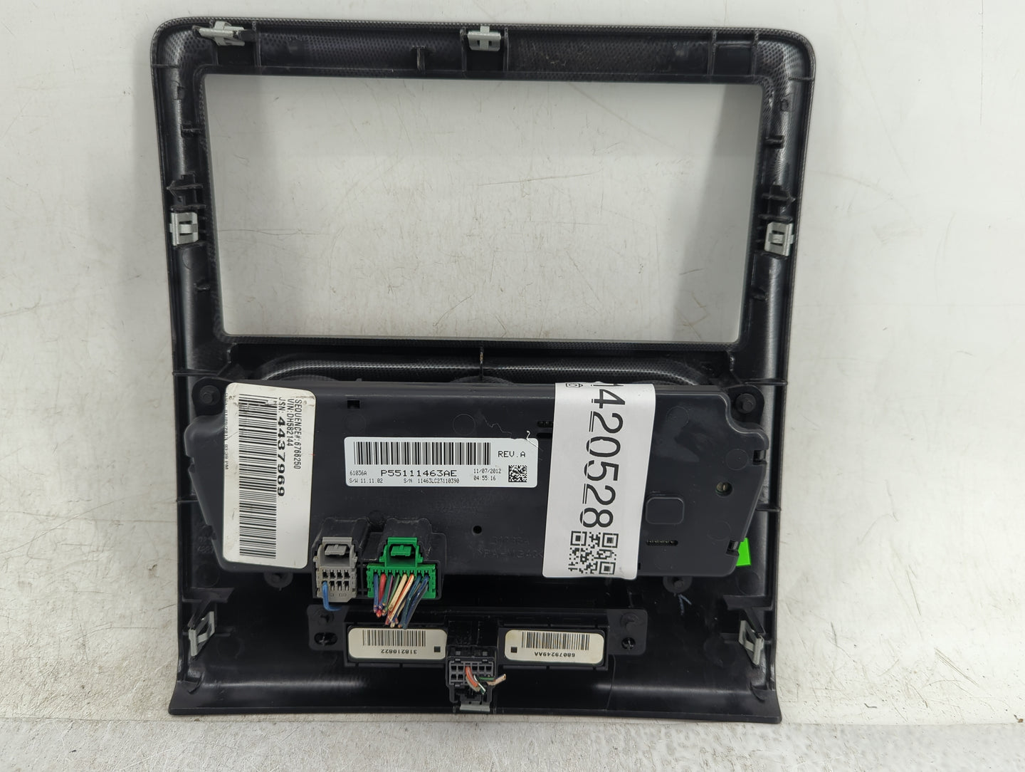 2011-2014 Dodge Challenger Climate Control Module Temperature AC/Heater Replacement P/N:P55111463AE Fits Fits 2011 2012 2013