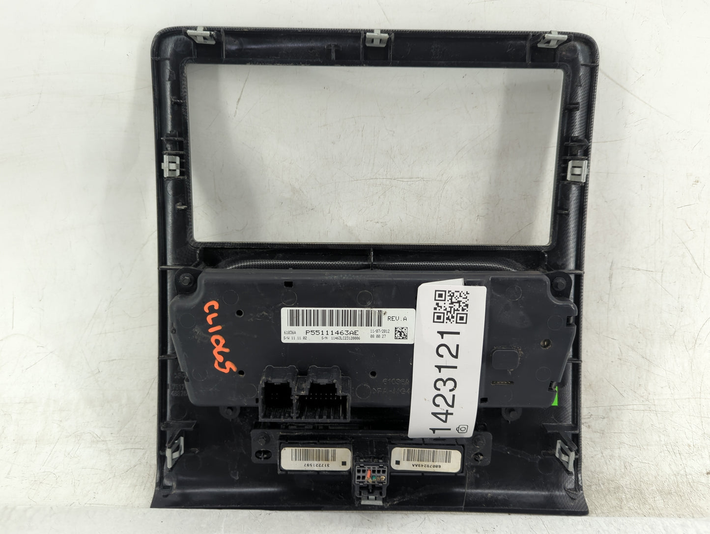 2011-2014 Dodge Challenger Climate Control Module Temperature AC/Heater Replacement P/N:P55111463AE Fits Fits 2011 2012 2013