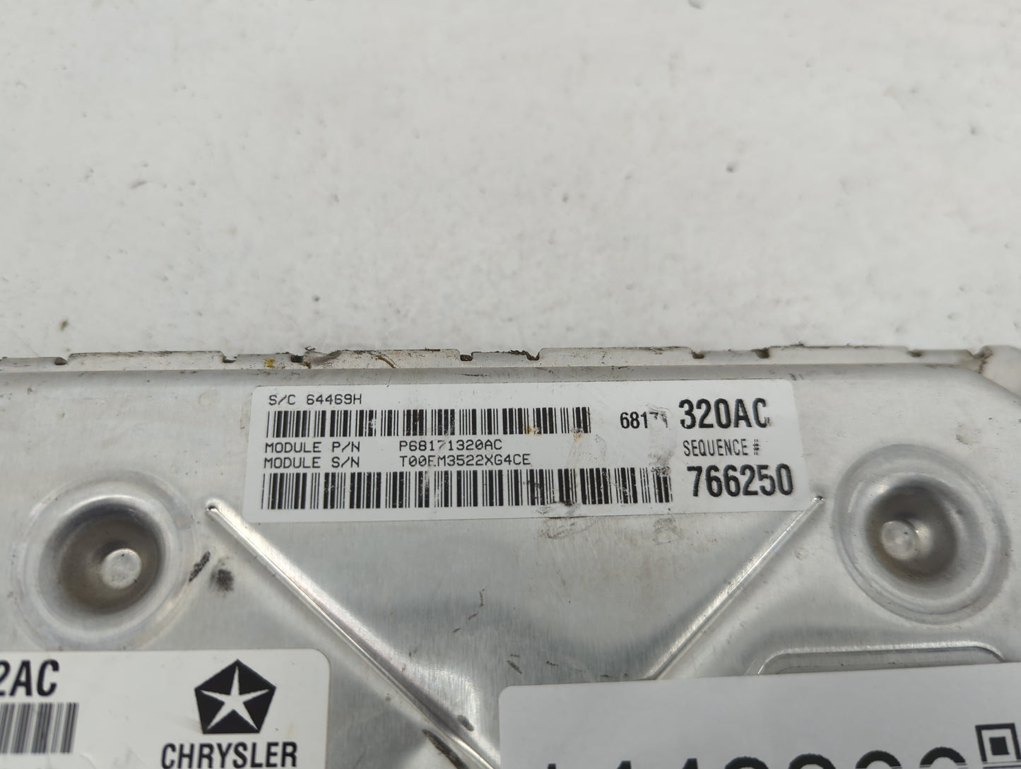 2013 Dodge Challenger PCM Engine Control Computer ECU ECM PCU OEM P/N:P68171320AC P05150722AC Fits OEM Used Auto Parts - Oem