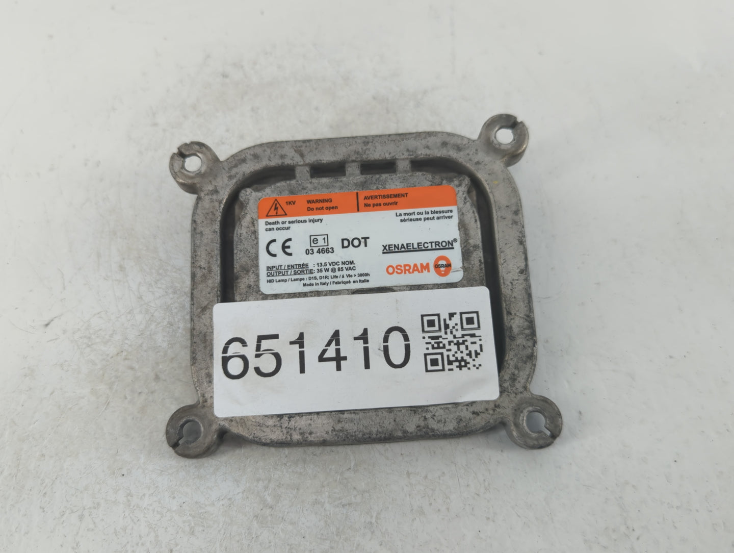 2013 Dodge Challenger Headlight Ballast Head Light - Oemusedautoparts1.com
