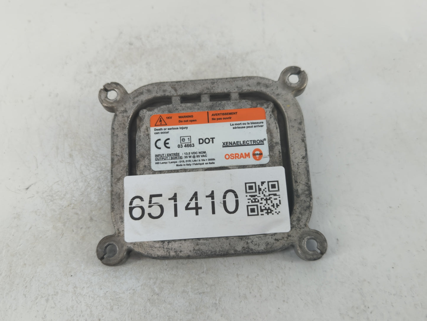 2013 Dodge Challenger Headlight Ballast Head Light - Oemusedautoparts1.com
