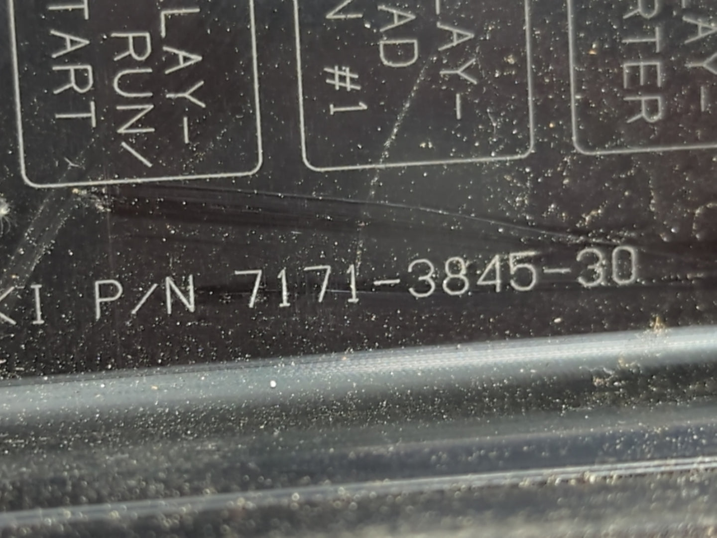 2012-2014 Dodge Charger Fusebox Fuse Box Panel Relay Module P/N:7171-3845-30 Fits Fits 2012 2013 2014 OEM Used Auto Parts - 