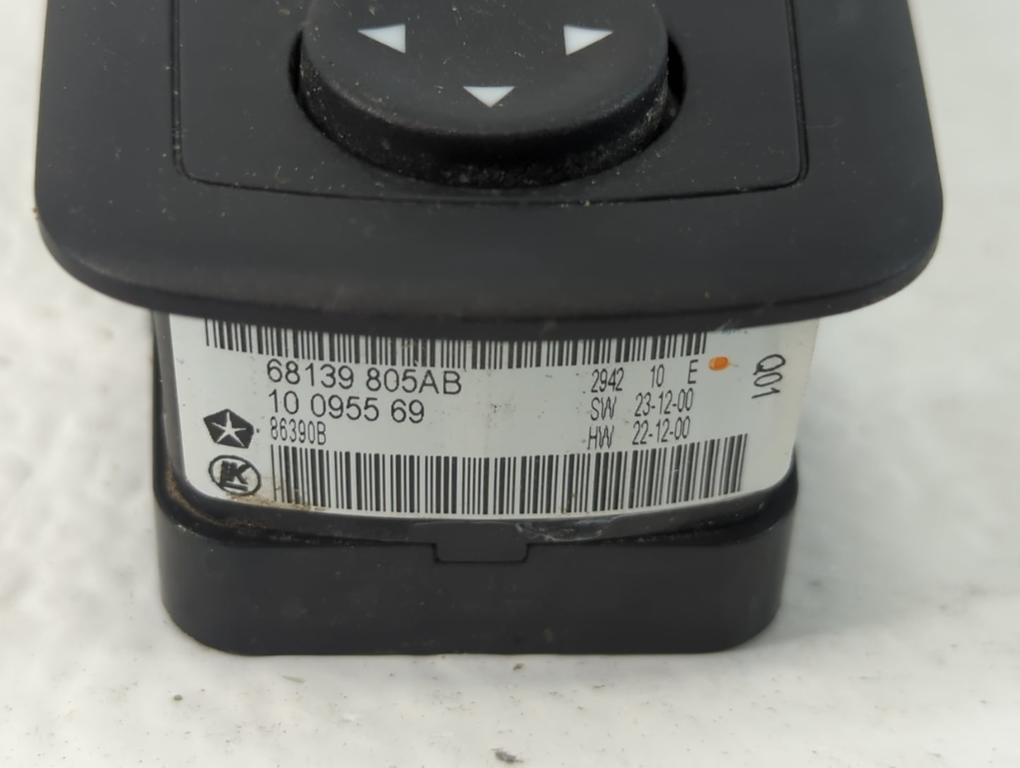2011-2014 Dodge Charger Master Power Window Switch Replacement Driver Side Left P/N:68139805AB Fits OEM Used Auto Parts - Oe
