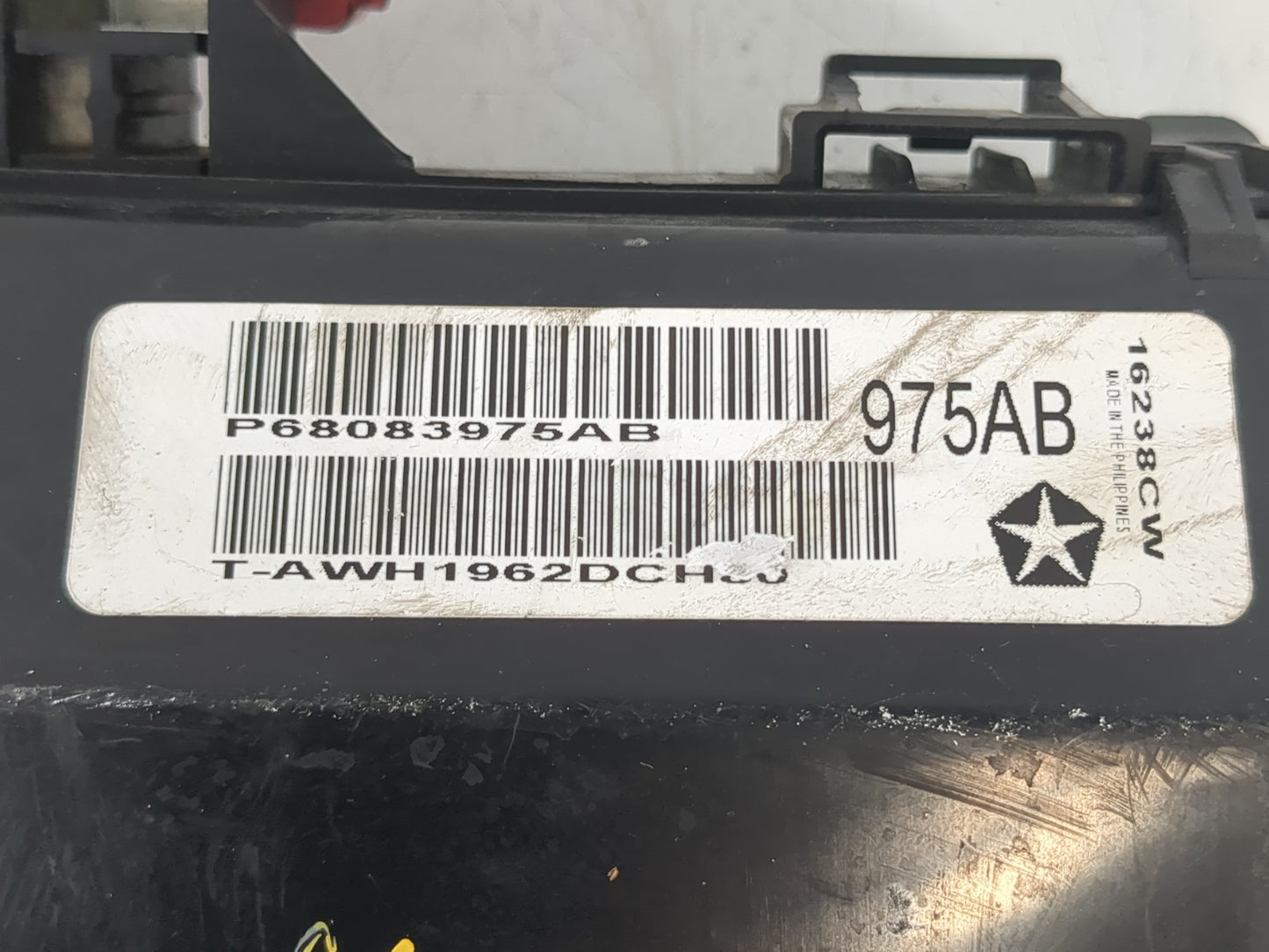 2012-2014 Dodge Charger Fusebox Fuse Box Panel Relay Module P/N:P68083975AB Fits Fits 2012 2013 2014 OEM Used Auto Parts - O