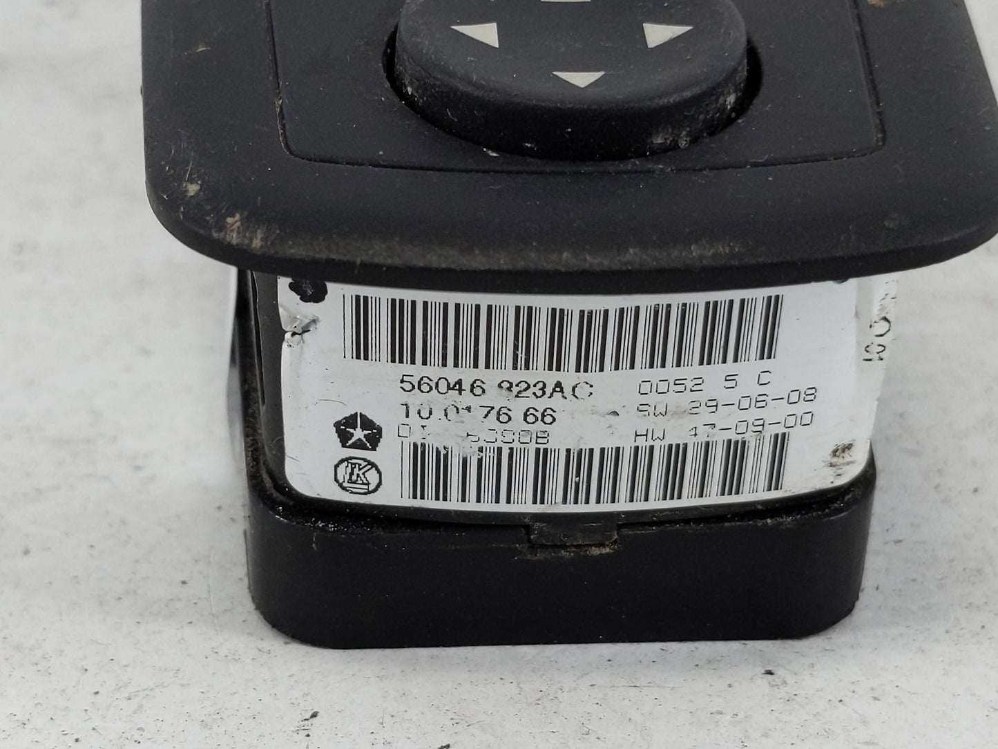 2011-2014 Dodge Charger Master Power Window Switch Replacement Driver Side Left P/N:56046 823AC Fits OEM Used Auto Parts - O