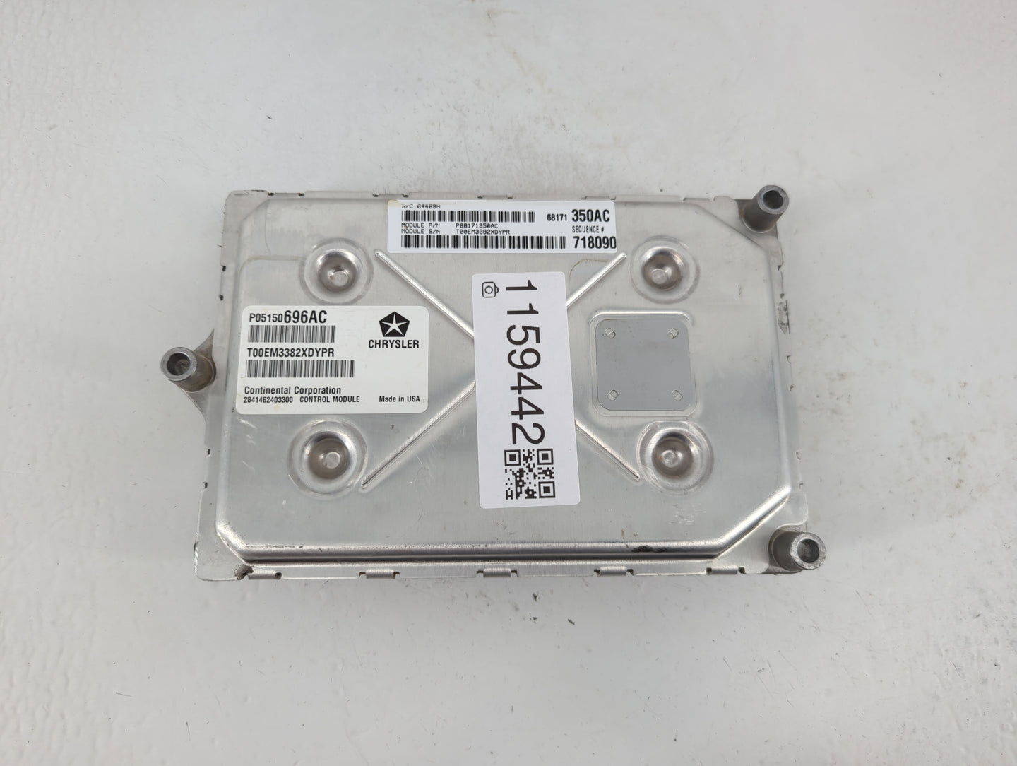 2013 Dodge Charger PCM Engine Control Computer ECU ECM PCU OEM P/N:P68171352AC P05150696AC Fits OEM Used Auto Parts - Oemuse