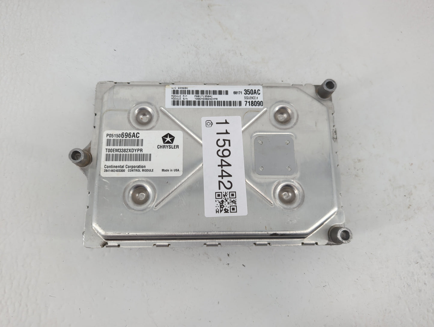 2013 Dodge Charger PCM Engine Control Computer ECU ECM PCU OEM P/N:P68171352AC P05150696AC Fits OEM Used Auto Parts - Oemuse