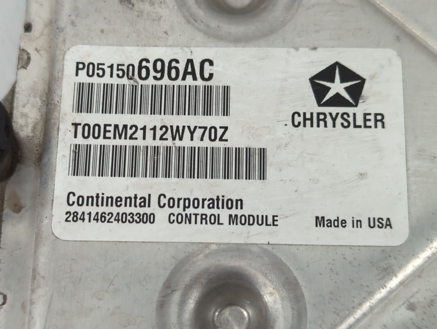 2013 Dodge Charger PCM Engine Control Computer ECU ECM PCU OEM P/N:P68171352AC P05150696AC Fits OEM Used Auto Parts - Oemuse