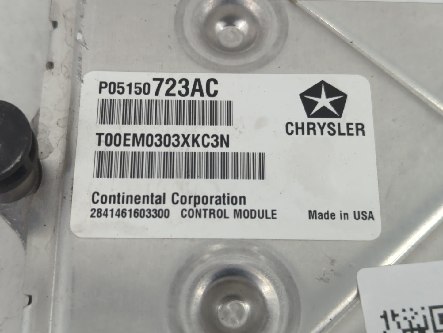 2013 Dodge Charger PCM Engine Control Computer ECU ECM PCU OEM P/N:68171339A P05150723AC Fits OEM Used Auto Parts - Oemuseda
