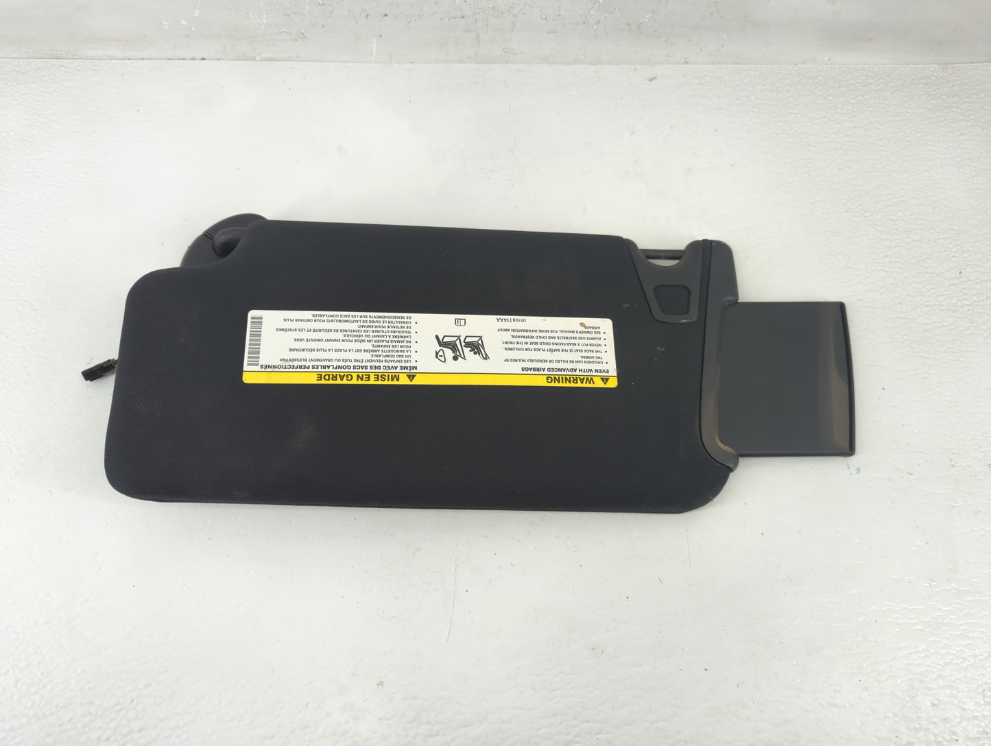 2011-2014 Dodge Charger Sun Visor Shade Replacement Passenger Right Mirror Fits Fits 2011 2013 2014 OEM Used Auto Parts - Oe