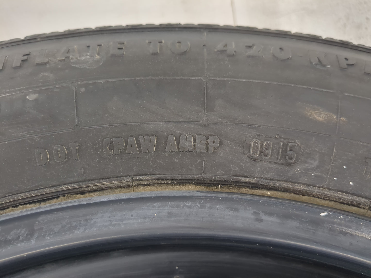 2011-2022 Dodge Charger Spare Donut Tire Wheel Rim Oem - Oemusedautoparts1.com