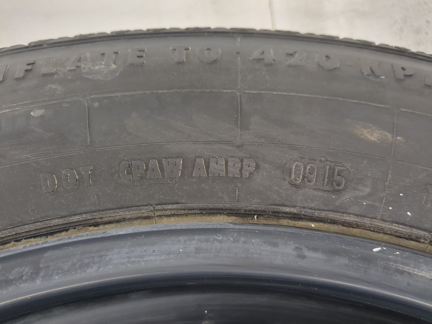 2011-2022 Dodge Charger Spare Donut Tire Wheel Rim Oem - Oemusedautoparts1.com