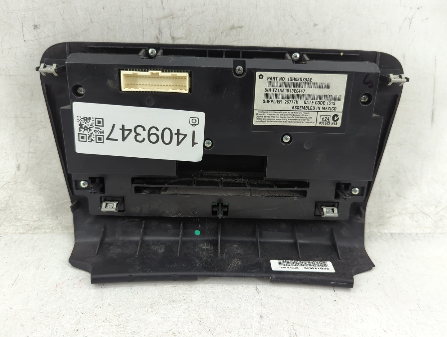 2011-2014 Dodge Charger Climate Control Module Temperature AC/Heater Replacement P/N:1QH08DX9AE Fits Fits 2011 2012 2013 201