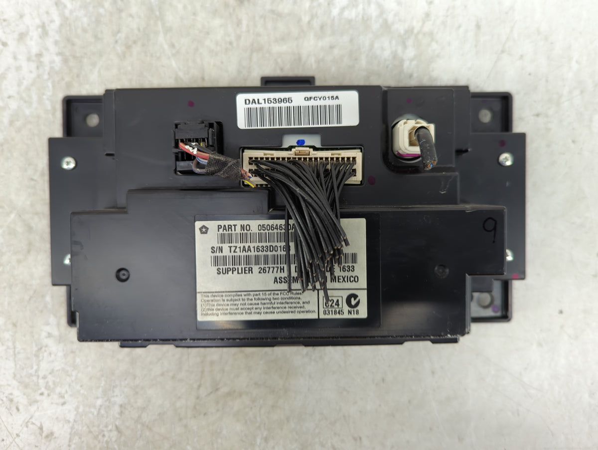 2011-2014 Dodge Charger Information Display Screen 1410514 - Oemusedautoparts1.com