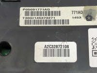 2013 Dodge Charger Instrument Cluster Speedometer Gauges P/N:05091771AD Fits OEM Used Auto Parts - Oemusedautoparts1.com