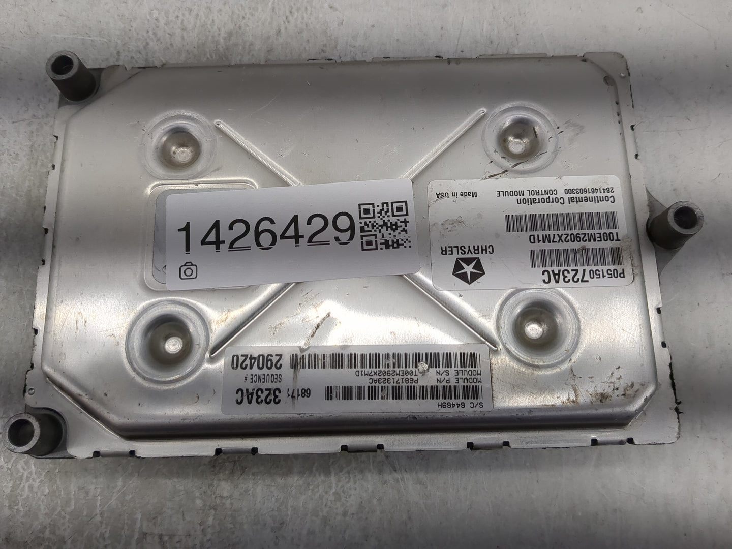 2013 Dodge Charger PCM Engine Control Computer ECU ECM PCU OEM P/N:P05150723AC 68171323AC, T00EM2902X7M1D Fits OEM Used Auto