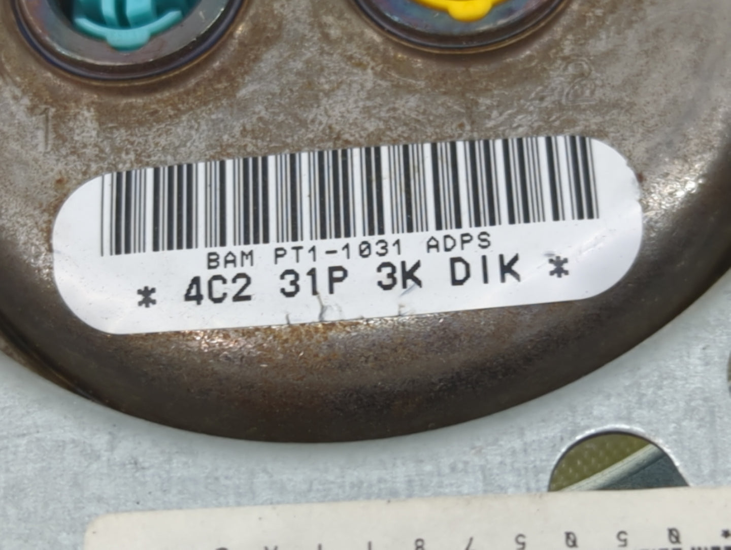 2013 Dodge Charger Air Bag Driver Left Steering Wheel Mounted P/N:PT1-1031 5212616 Fits OEM Used Auto Parts - Oemusedautopar