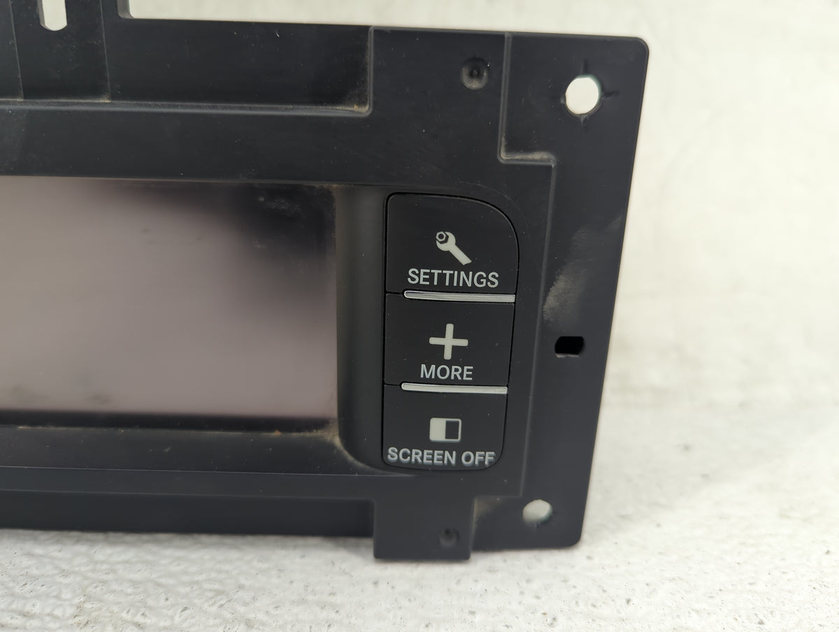 2011-2014 Dodge Charger Information Radio Display Screen 1436932 - Oemusedautoparts1.com