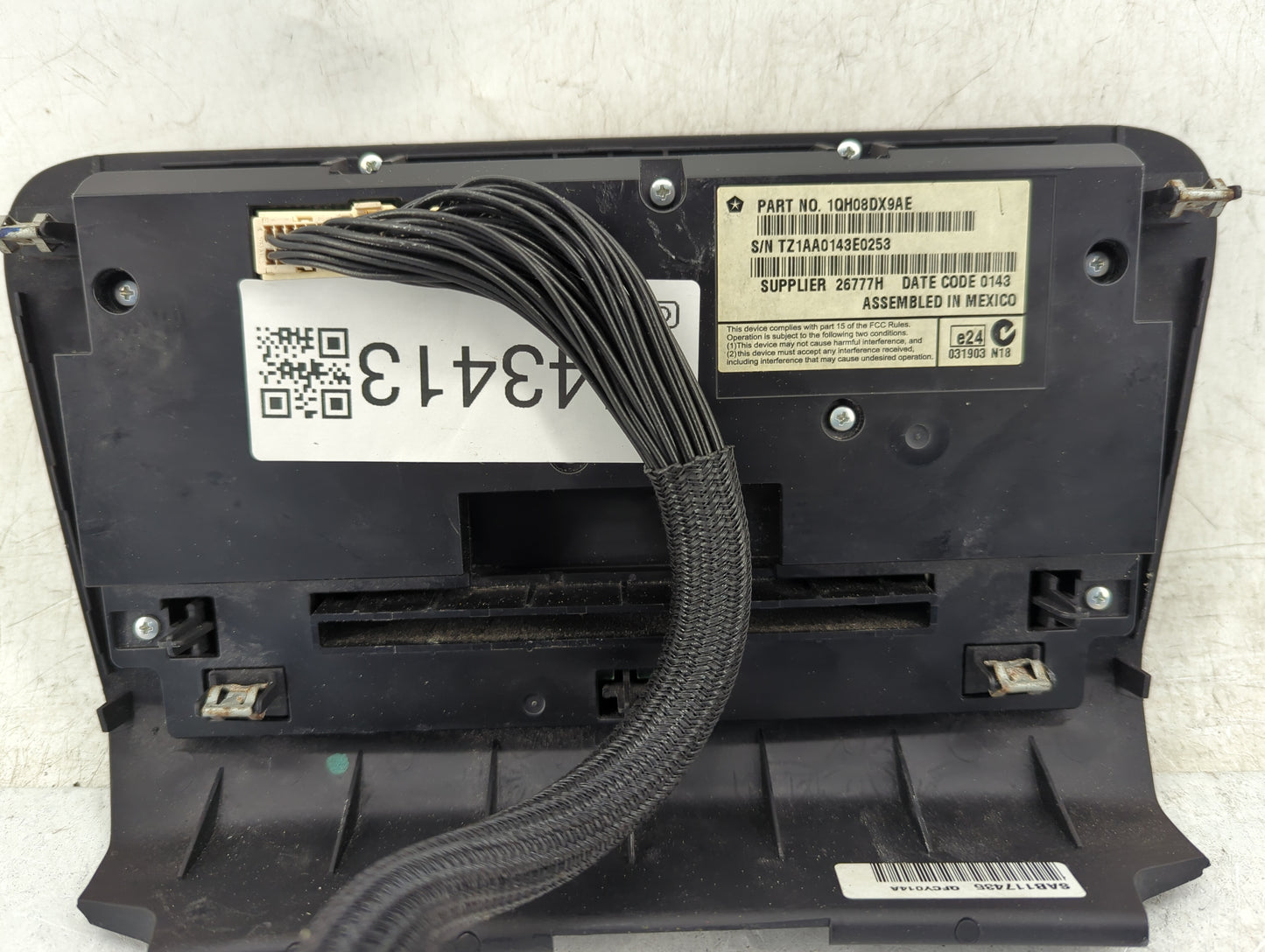 2011-2014 Dodge Charger Climate Control Module Temperature AC/Heater Replacement P/N:1QH08DX9AE Fits Fits 2011 2012 2013 201