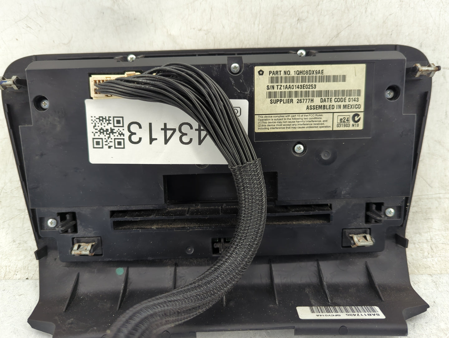2011-2014 Dodge Charger Climate Control Module Temperature AC/Heater Replacement P/N:1QH08DX9AE Fits Fits 2011 2012 2013 201