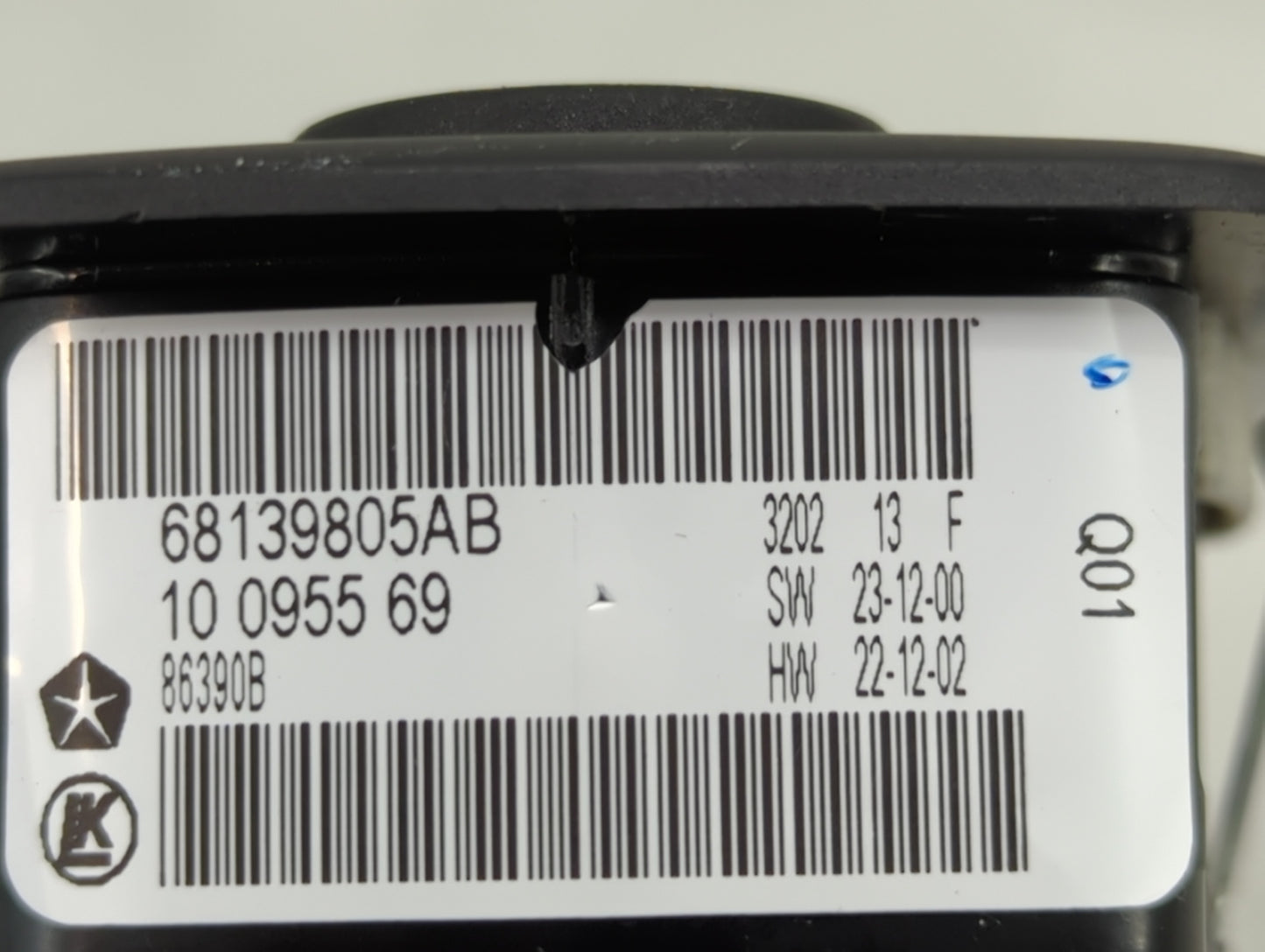 2011-2014 Dodge Charger Master Power Window Switch Replacement Driver Side Left P/N:68139805AB Fits OEM Used Auto Parts - Oe