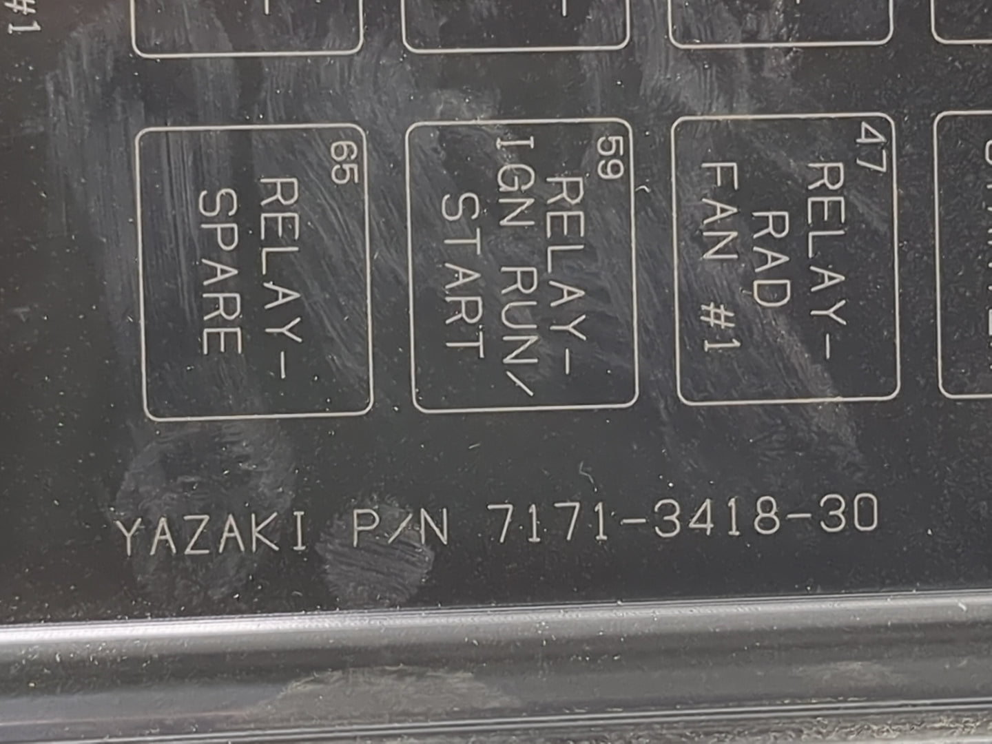 2012-2014 Dodge Charger Fusebox Fuse Box Panel Relay Module P/N:P04692319AC 7171-3418-30 Fits Fits 2012 2013 2014 OEM Used A