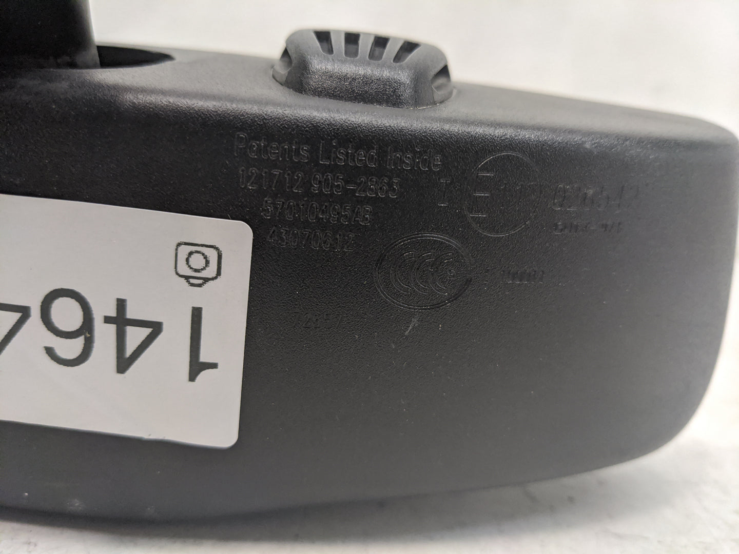 2013 Dodge Charger Interior Rear View Mirror Replacement OEM P/N:012171 905-2865, 3701049543, 43070612 Fits OEM Used Auto Pa
