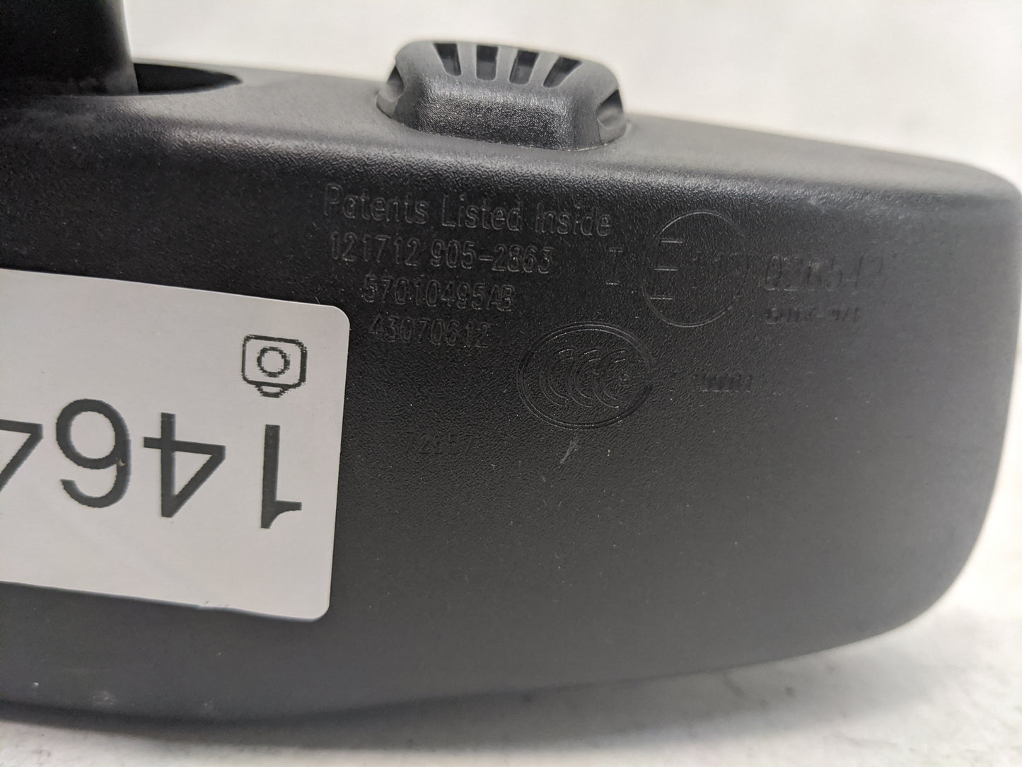 2013 Dodge Charger Interior Rear View Mirror Replacement OEM P/N:012171 905-2865, 3701049543, 43070612 Fits OEM Used Auto Pa