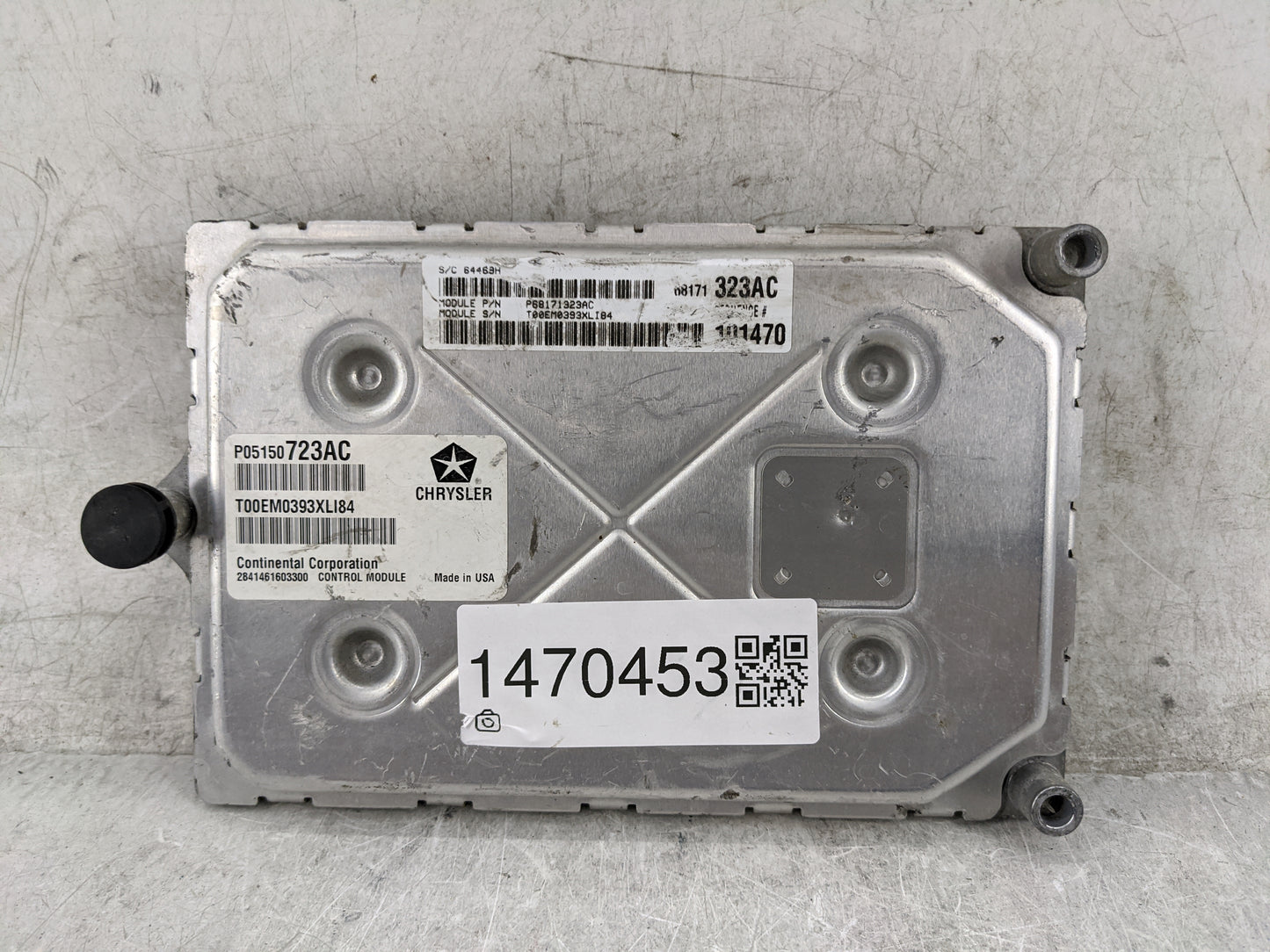 2013 Dodge Charger PCM Engine Control Computer ECU ECM PCU OEM P/N:P05150723AC T00EM0393XLI84, P68171329AC, T00EM0393XLI84 F