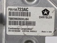 2013 Dodge Charger PCM Engine Control Computer ECU ECM PCU OEM P/N:P05150723AC T00EM0393XLI84, P68171329AC, T00EM0393XLI84 F