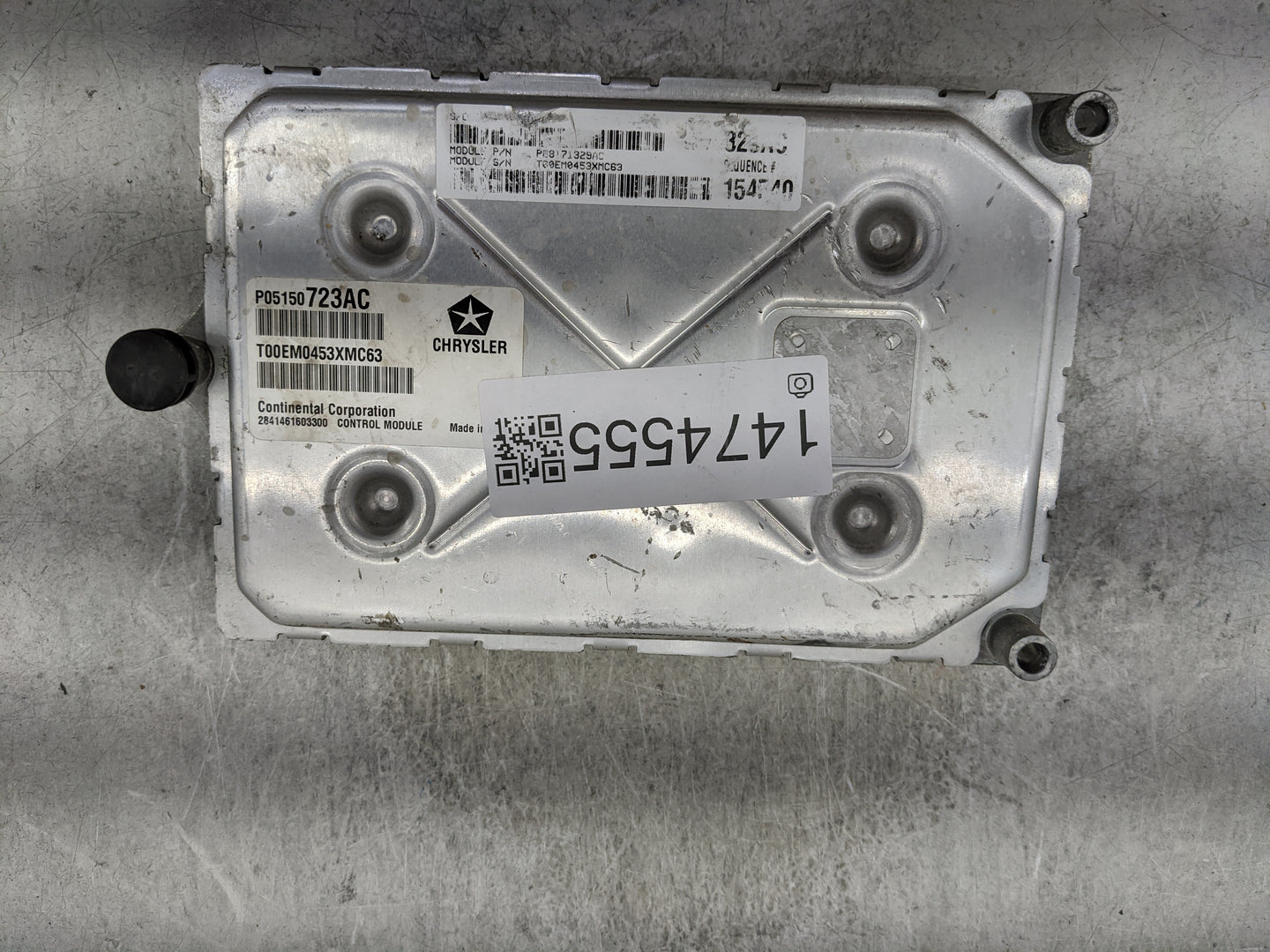 2013 Dodge Charger PCM Engine Control Computer ECU ECM PCU OEM P/N:P05150723AC T00EM0453XMC63, 2841461603300 Fits OEM Used A