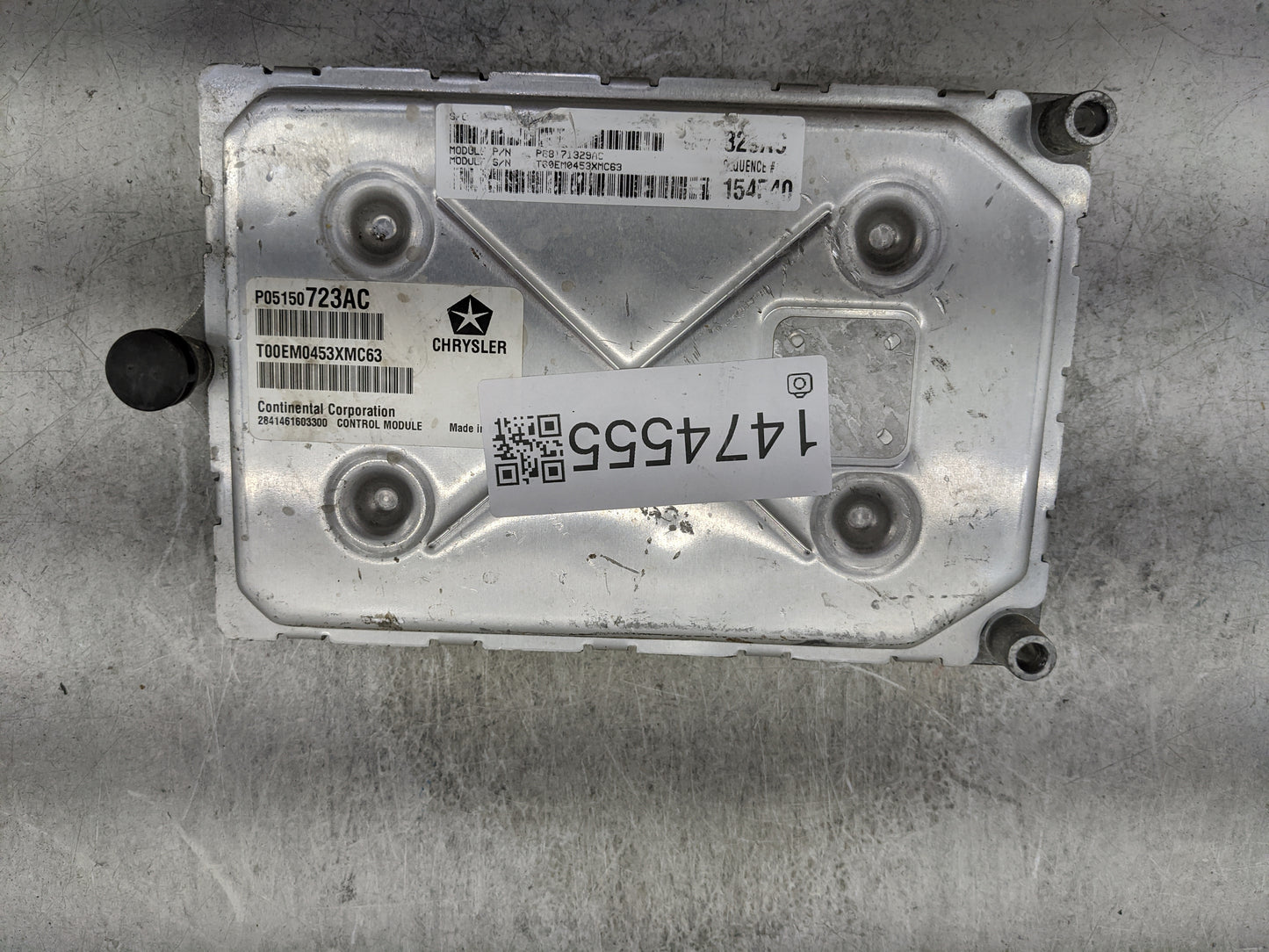 2013 Dodge Charger PCM Engine Control Computer ECU ECM PCU OEM P/N:P05150723AC T00EM0453XMC63, 2841461603300 Fits OEM Used A