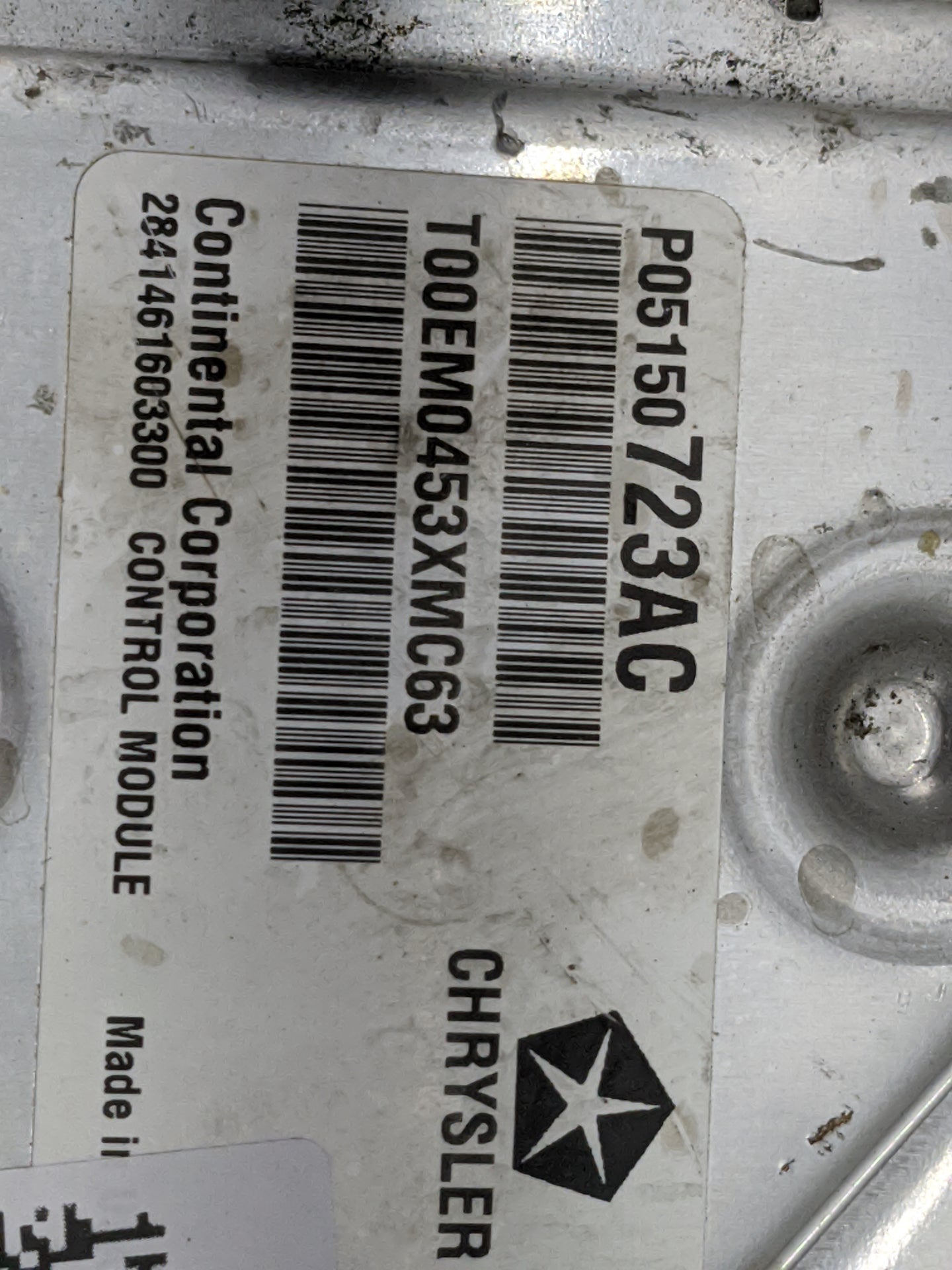 2013 Dodge Charger PCM Engine Control Computer ECU ECM PCU OEM P/N:P05150723AC T00EM0453XMC63, 2841461603300 Fits OEM Used A