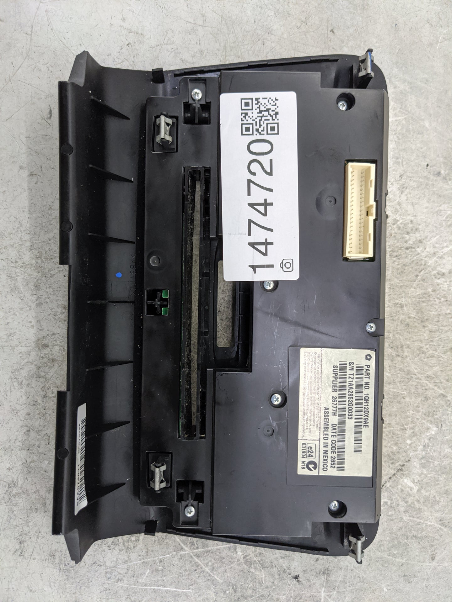 2011-2014 Dodge Charger Climate Control Module Temperature AC/Heater Replacement P/N:1QH12DX9AE 1QH08DX9AE Fits OEM Used Aut