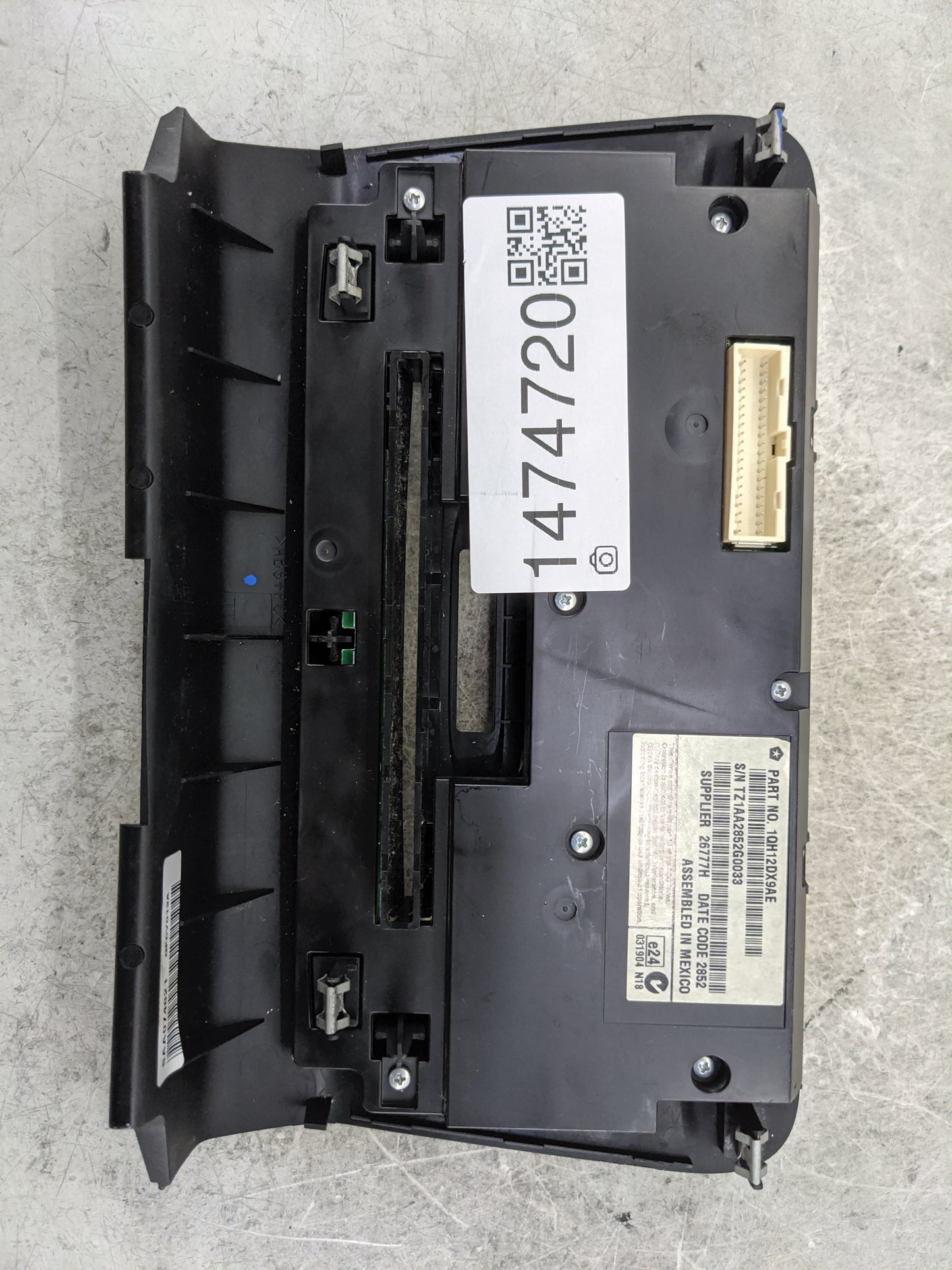 2011-2014 Dodge Charger Climate Control Module Temperature AC/Heater Replacement P/N:1QH12DX9AE 1QH08DX9AE Fits OEM Used Aut