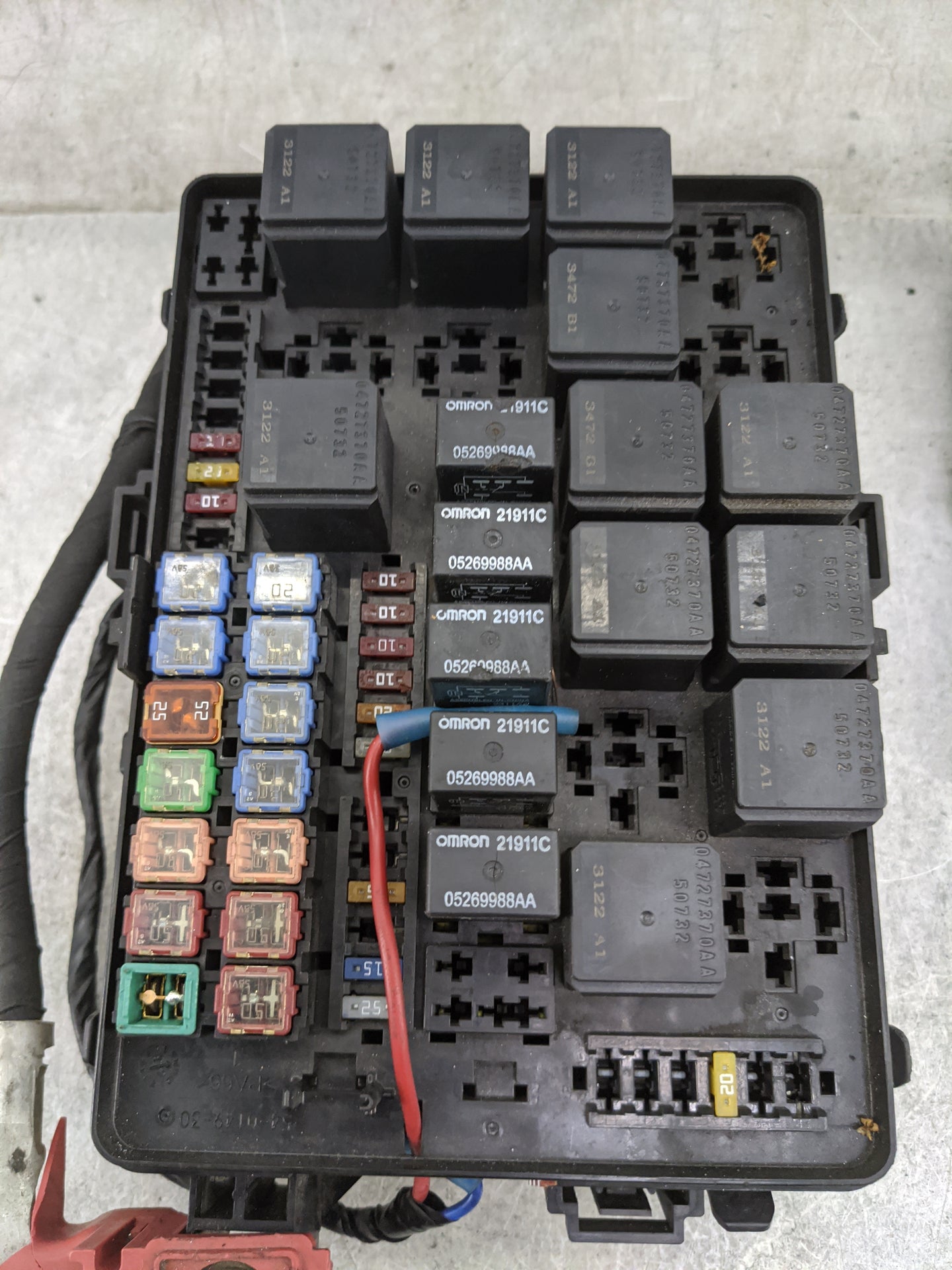 2012-2014 Dodge Charger Fusebox Fuse Box Panel Relay Module P/N:05269988AA Fits Fits 2012 2013 2014 OEM Used Auto Parts - Oe