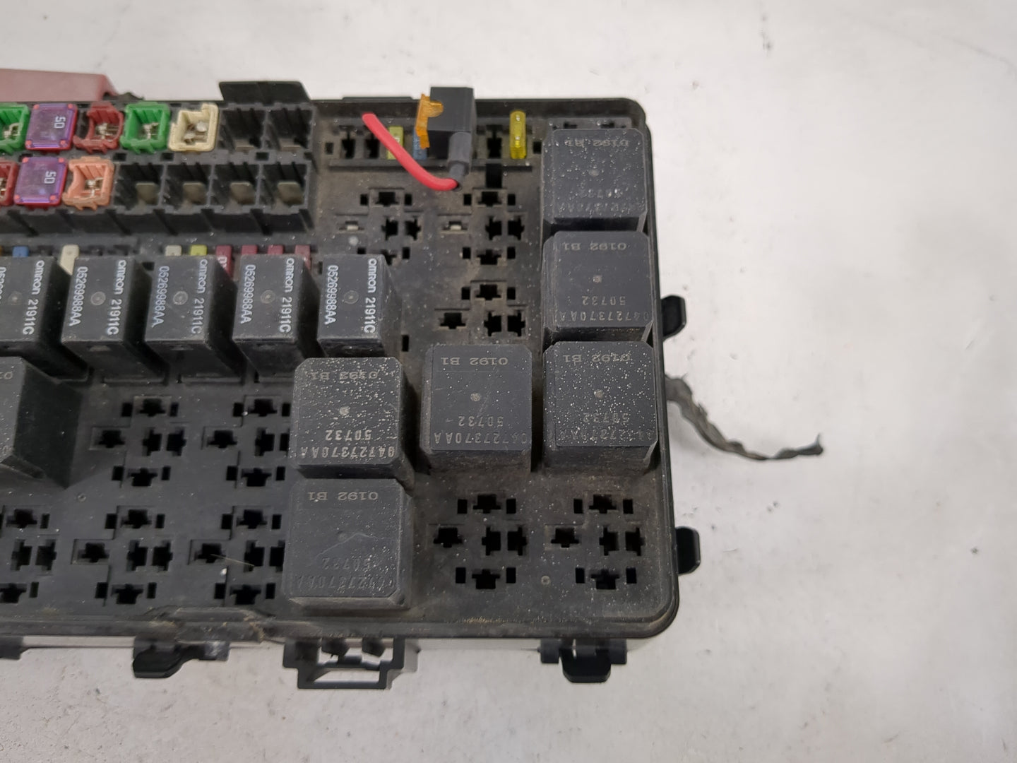 2012-2014 Dodge Charger Fusebox Fuse Box Panel Relay Module P/N:04727370AA 04727387AA, 05269988AA Fits Fits 2012 2013 2014 O