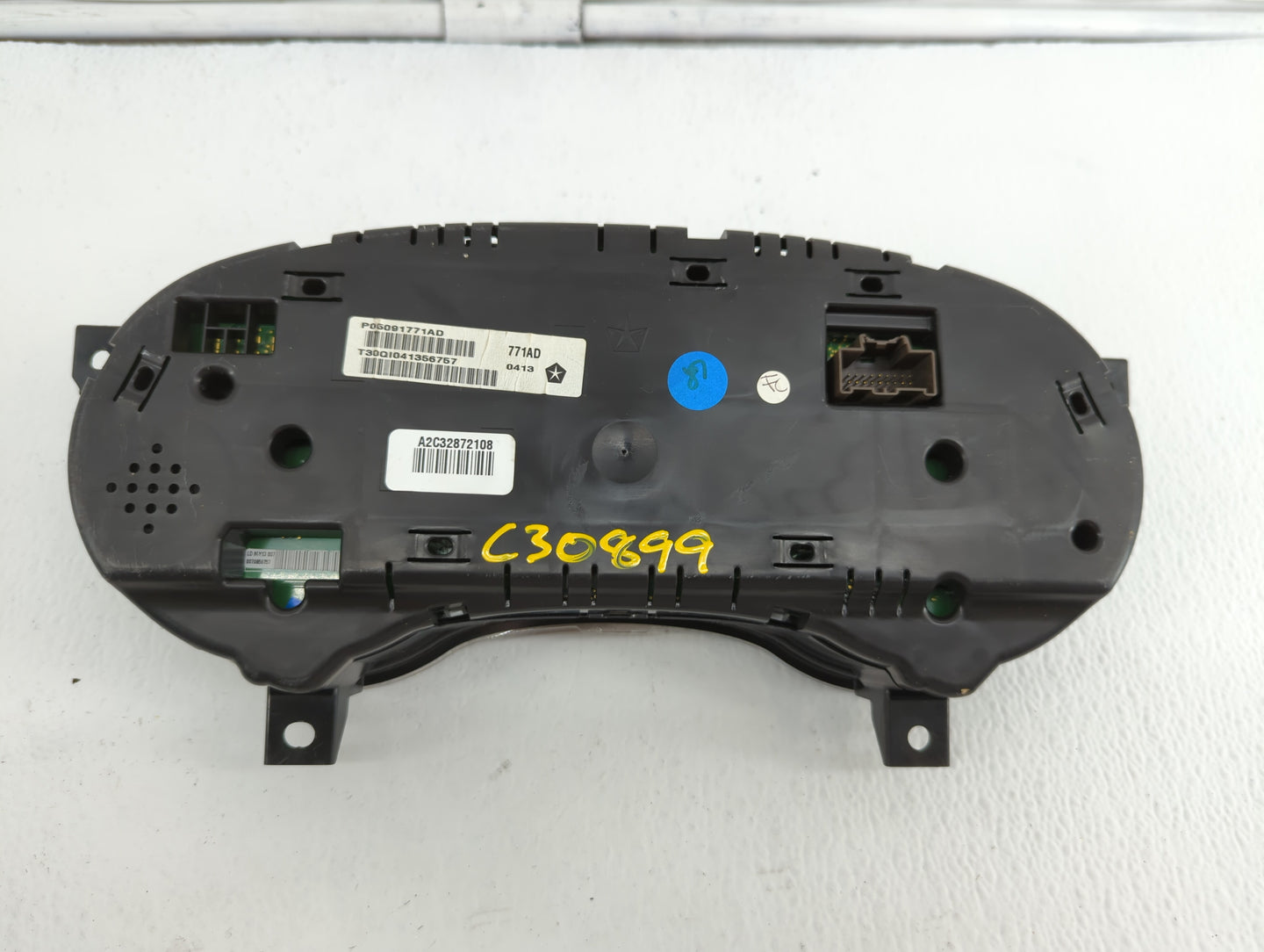 2013 Dodge Charger Instrument Cluster Speedometer Gauges P/N:P05091771AD P05091771AC Fits OEM Used Auto Parts - Oemusedautop
