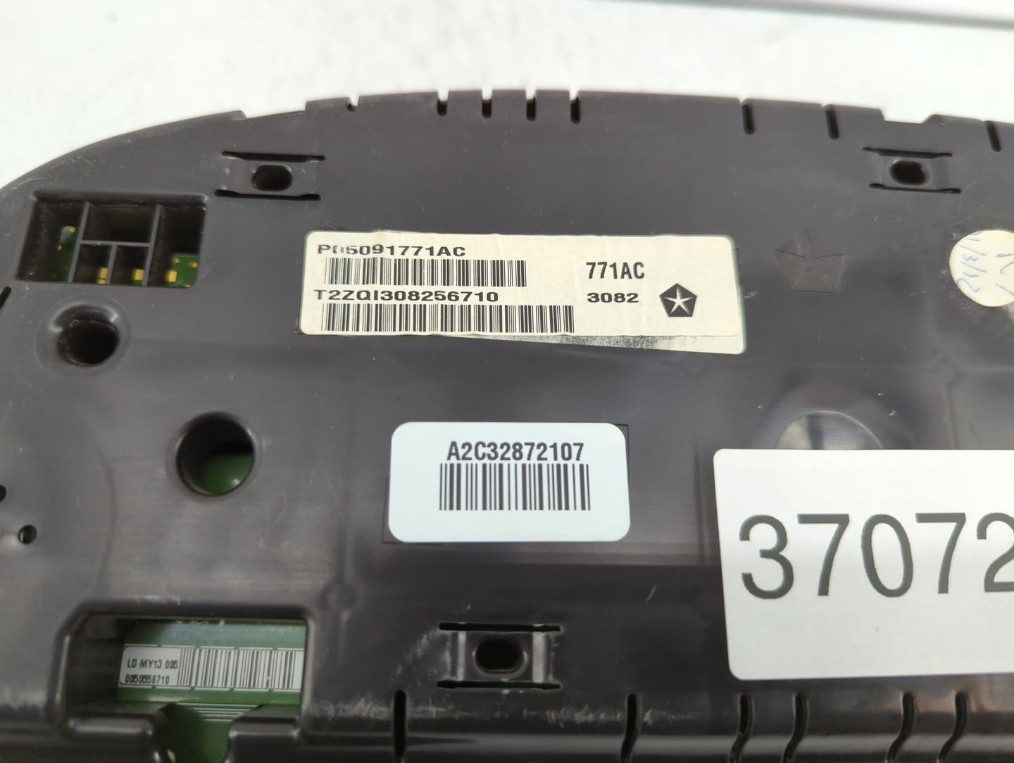 2013 Dodge Charger Instrument Cluster Speedometer Gauges P/N:P05091771AC Fits OEM Used Auto Parts - Oemusedautoparts1.com
