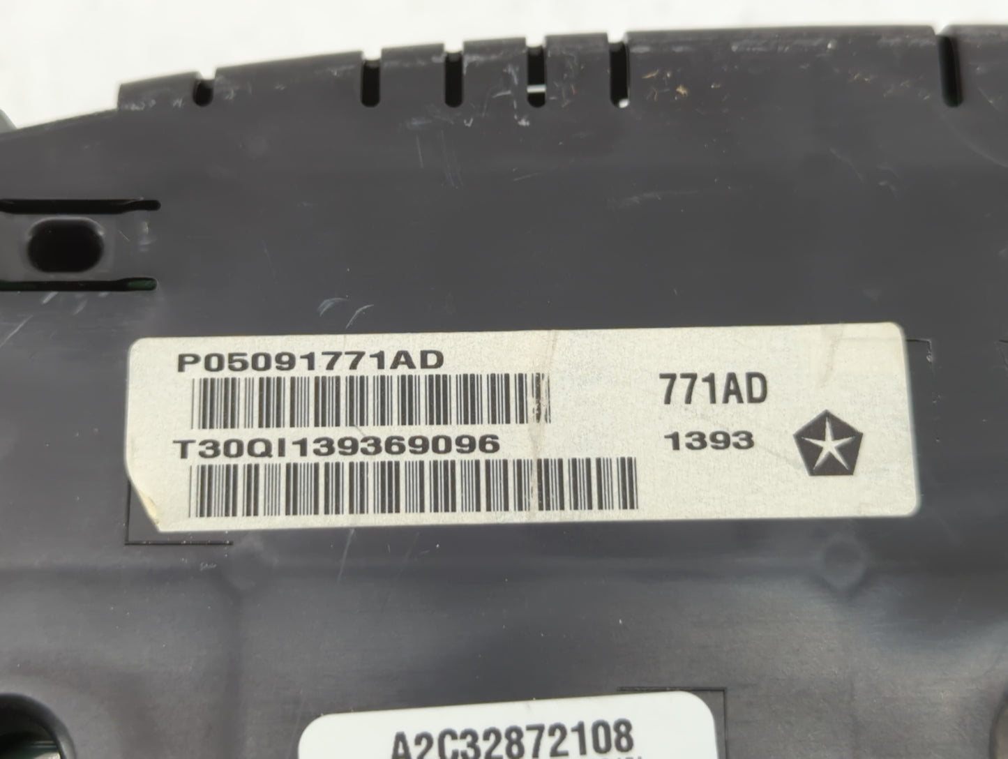 2013 Dodge Charger Instrument Cluster Speedometer Gauges P/N:P05091771AD P05091771AC Fits OEM Used Auto Parts - Oemusedautop