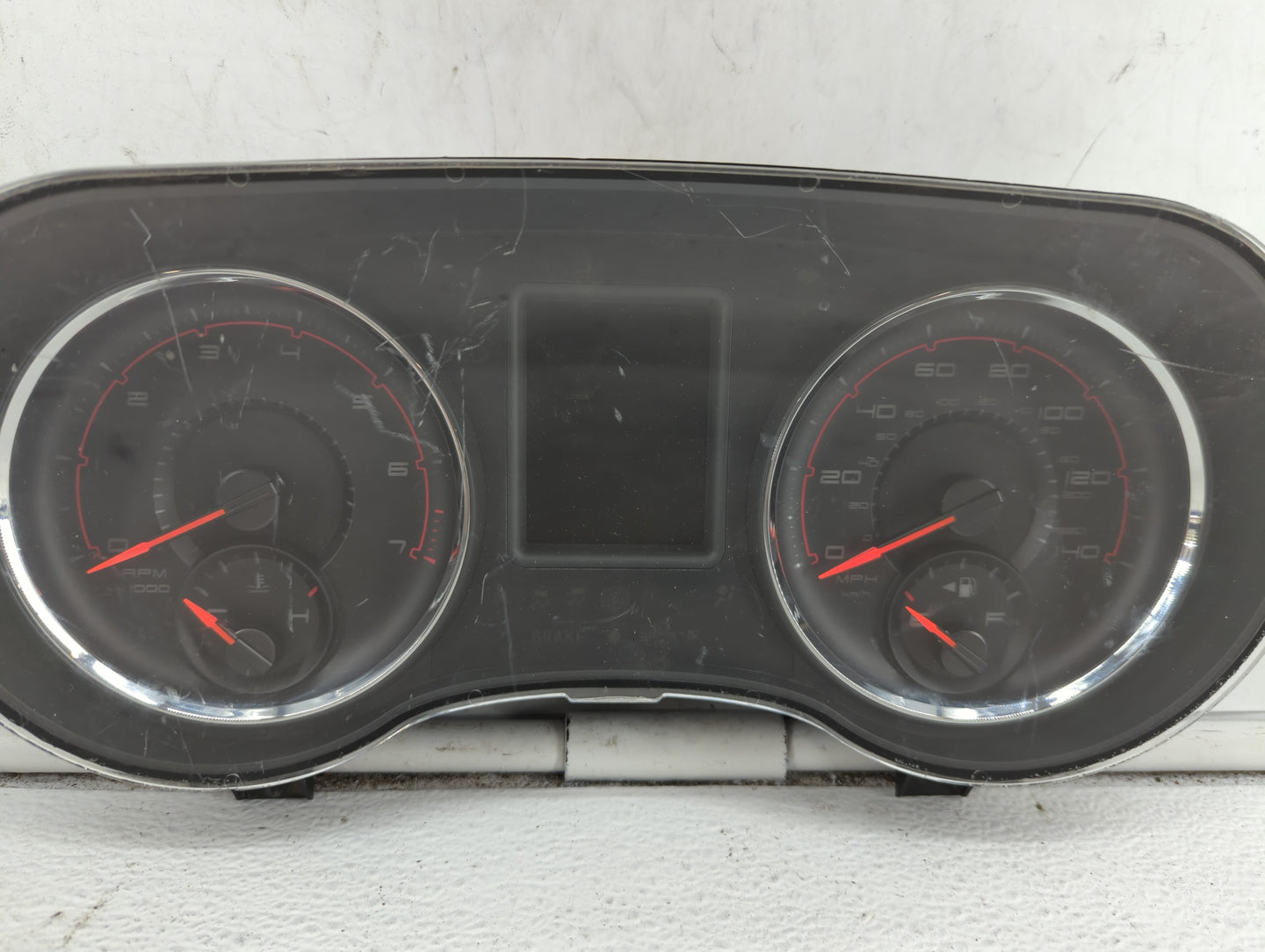 2013 Dodge Charger Instrument Cluster Speedometer Gauges P/N:P05091771AD P05091771AC Fits OEM Used Auto Parts - Oemusedautop