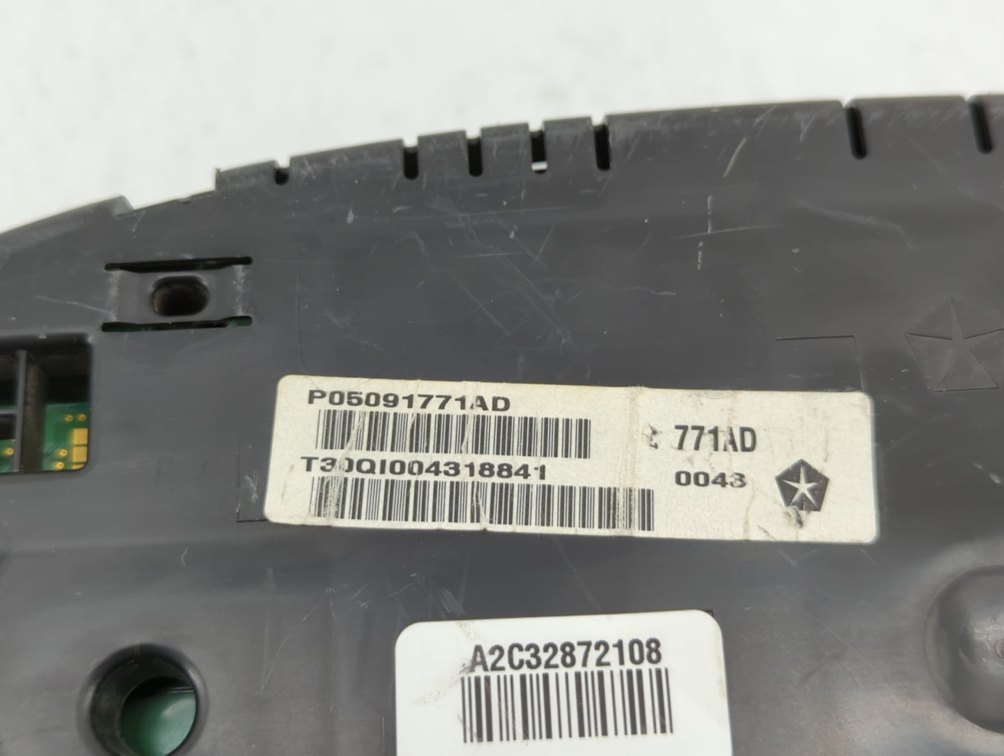 2013 Dodge Charger Instrument Cluster Speedometer Gauges P/N:P05091771AD P05091771AC Miles: Fits OEM Used Auto Parts - Oemus