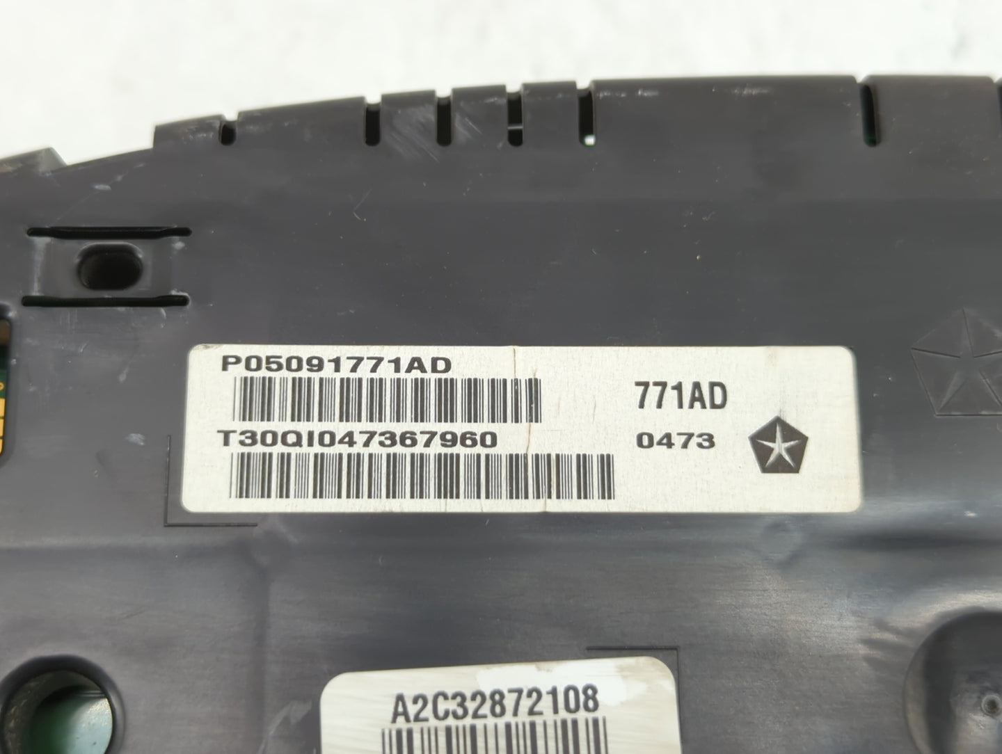 2013 Dodge Charger Instrument Cluster Speedometer Gauges P/N:P05091771AD P05091771AC Fits OEM Used Auto Parts - Oemusedautop