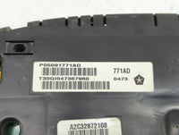 2013 Dodge Charger Instrument Cluster Speedometer Gauges P/N:P05091771AD P05091771AC Fits OEM Used Auto Parts - Oemusedautop